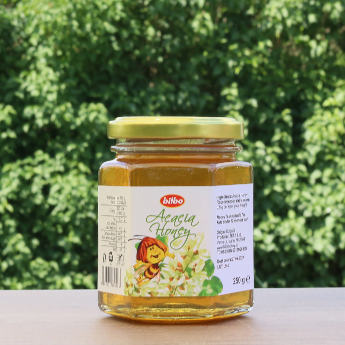 Miele di acacia grezzo Bilbo • 250 g