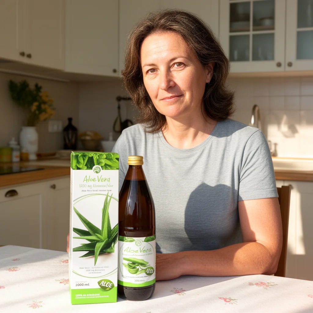 Mannavita succo di Aloe vera, puro spremuto al 100% • 1000 ml