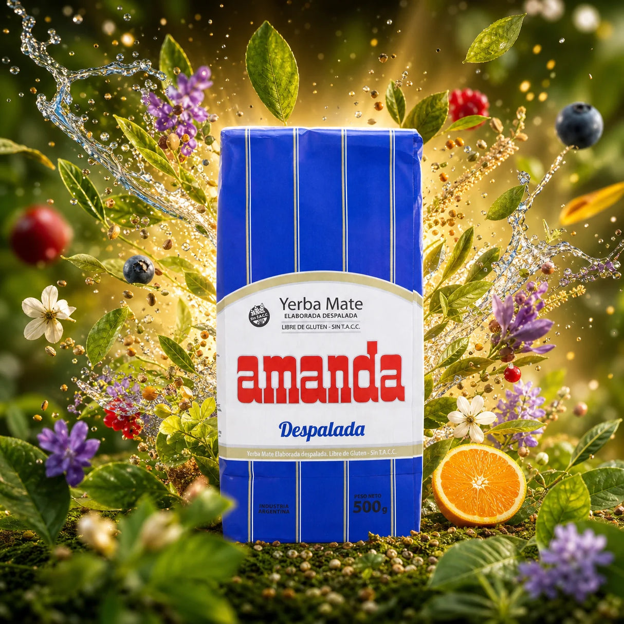 Tè yerba mate Amanda • Senza steli - Sin palo • 500 g