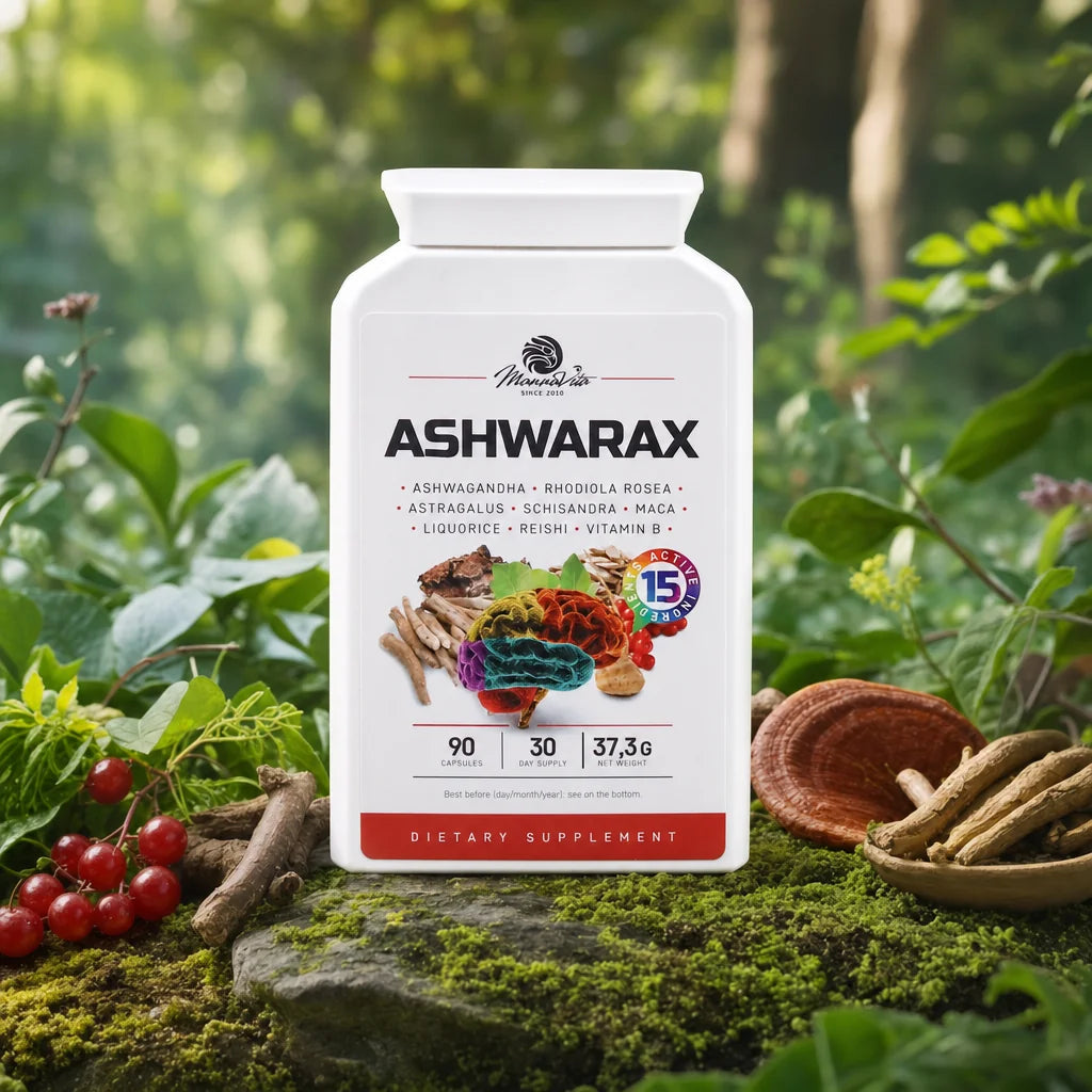 Ashwarax per il sollievo da ansia, panico e insonnia • 90 capsule