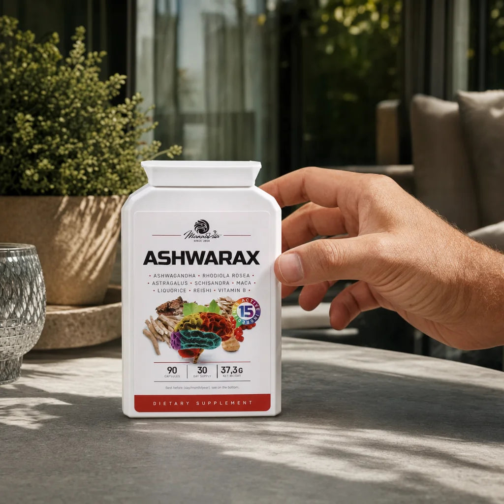 Ashwarax per il sollievo da ansia, panico e insonnia • 90 capsule