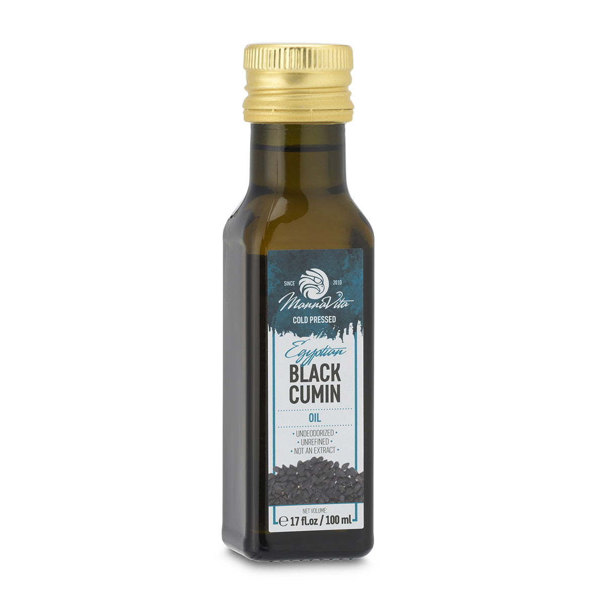Olio di semi di cumino nero spremuto a freddo Mannavita • 100 ml