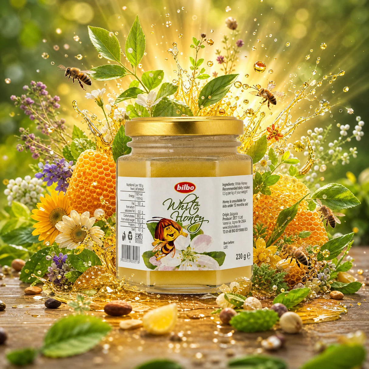 Miele di tiglio Bilbo grezzo • 250 g