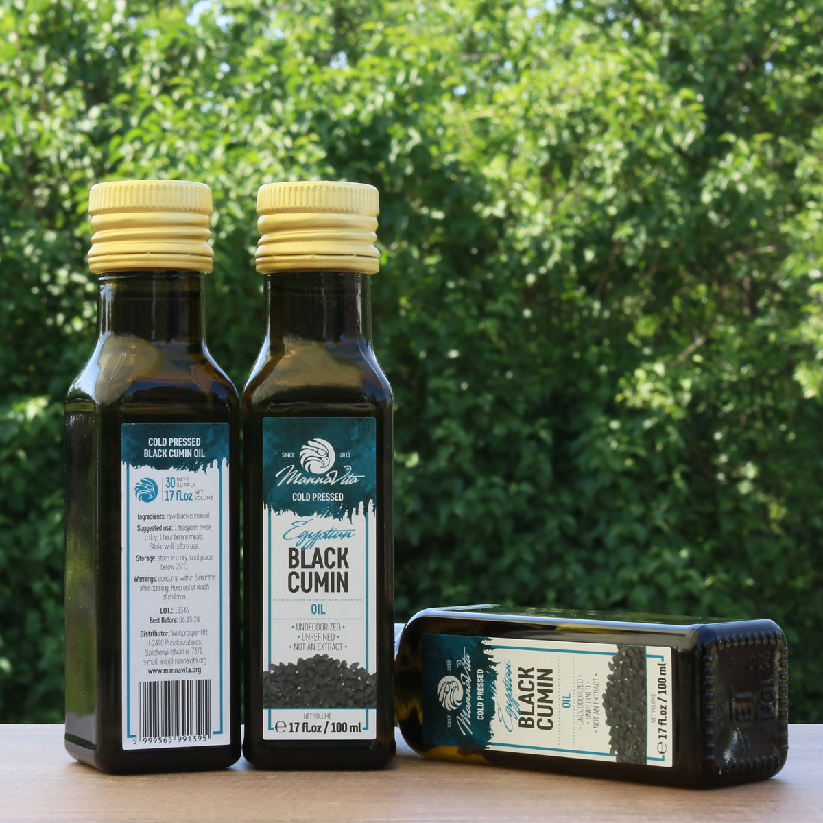 Olio di semi di cumino nero spremuto a freddo Mannavita • 100 ml