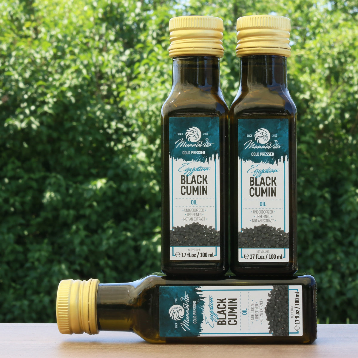 Olio di semi di cumino nero spremuto a freddo Mannavita • 100 ml