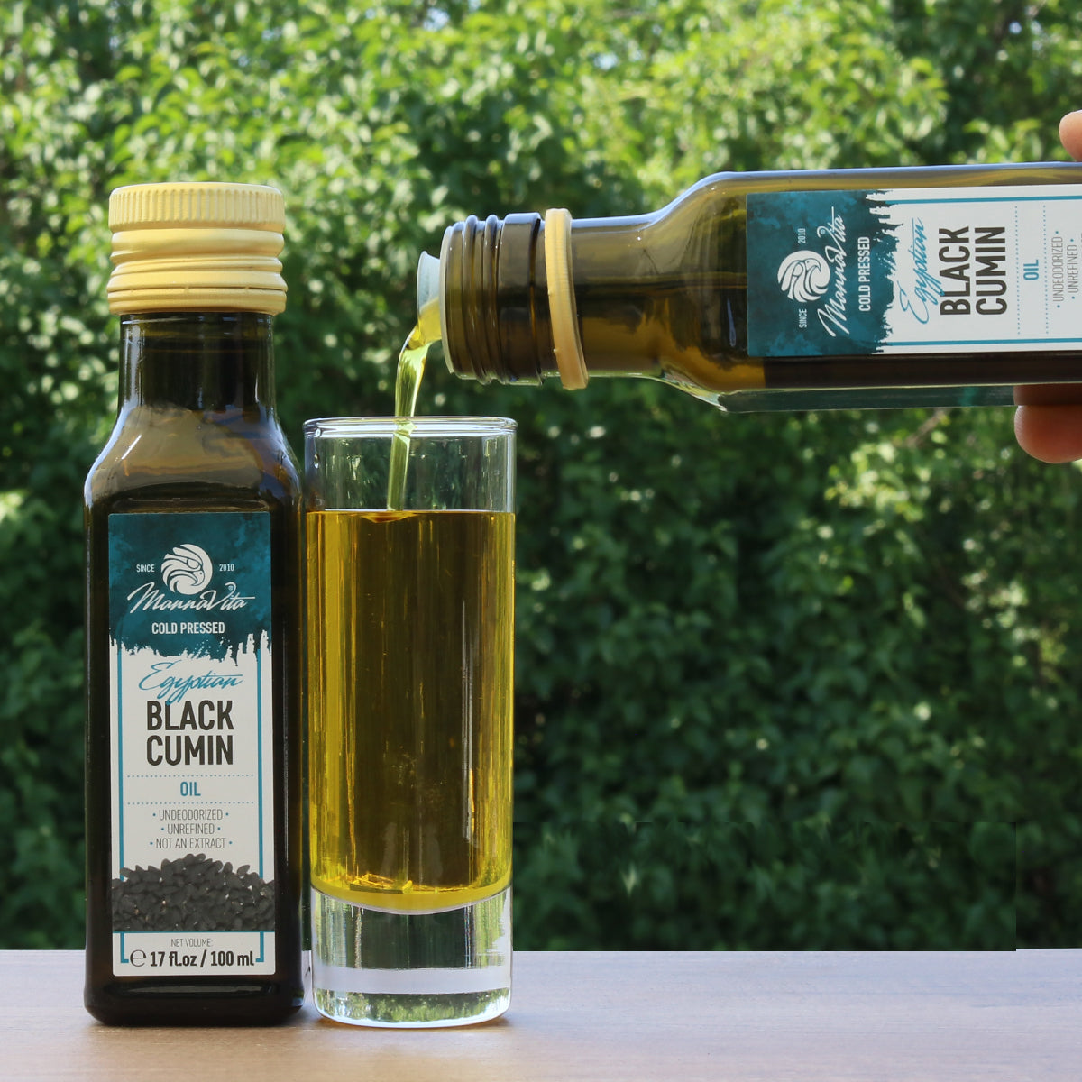 Olio di semi di cumino nero spremuto a freddo Mannavita • 100 ml