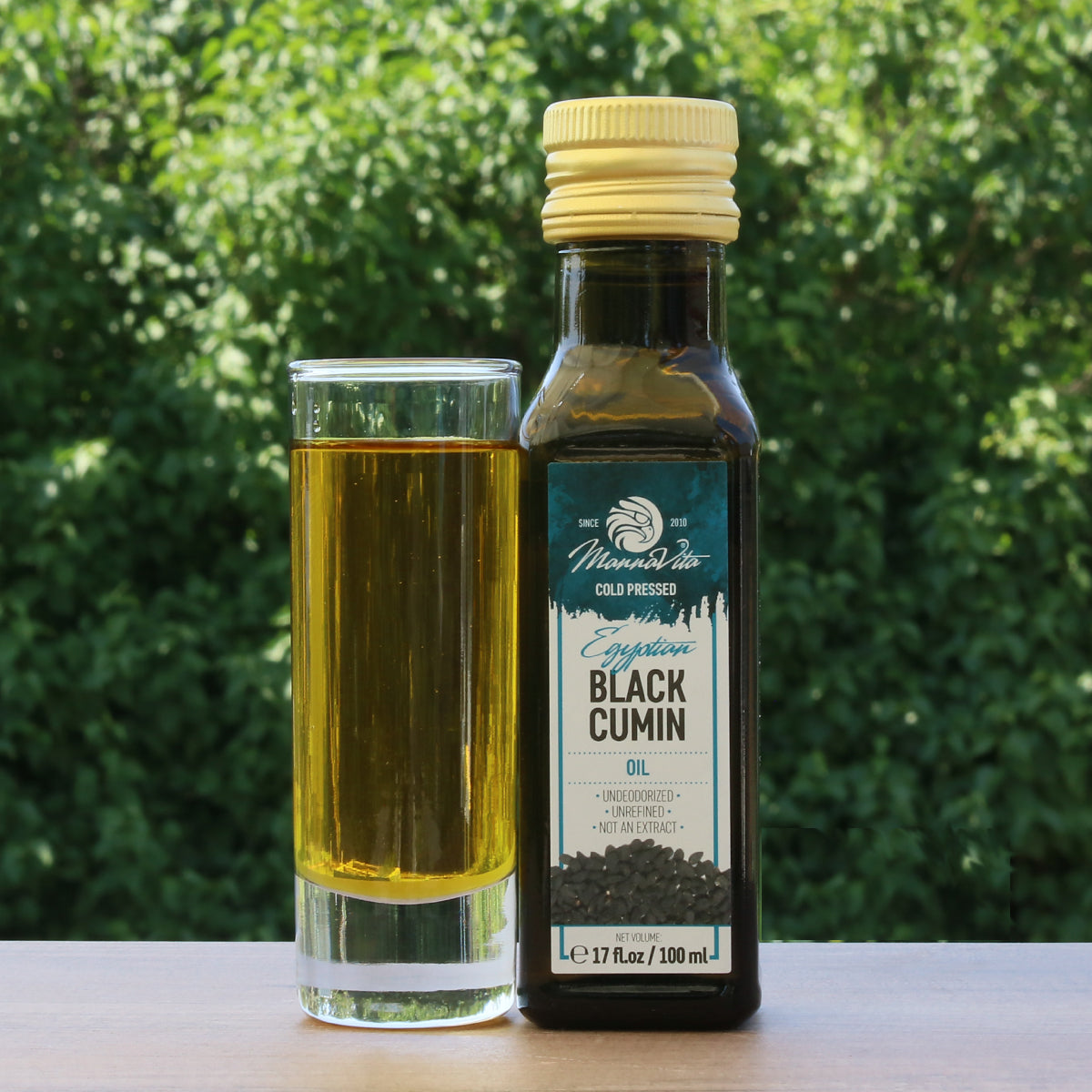 Olio di semi di cumino nero spremuto a freddo Mannavita • 100 ml