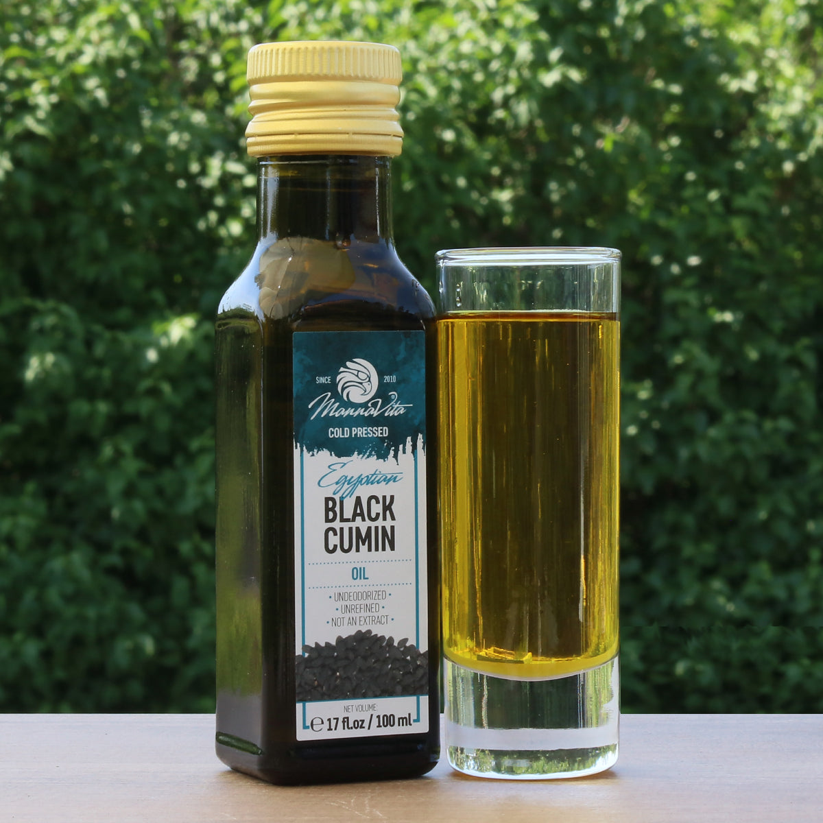 Olio di semi di cumino nero spremuto a freddo Mannavita • 100 ml