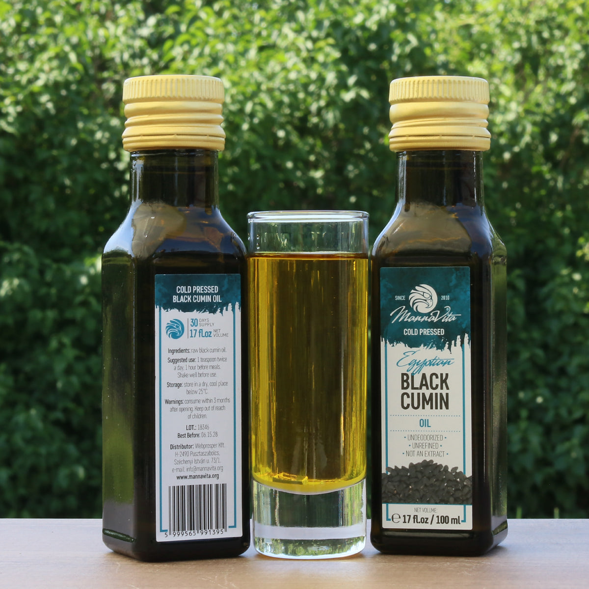 Olio di semi di cumino nero spremuto a freddo Mannavita • 100 ml
