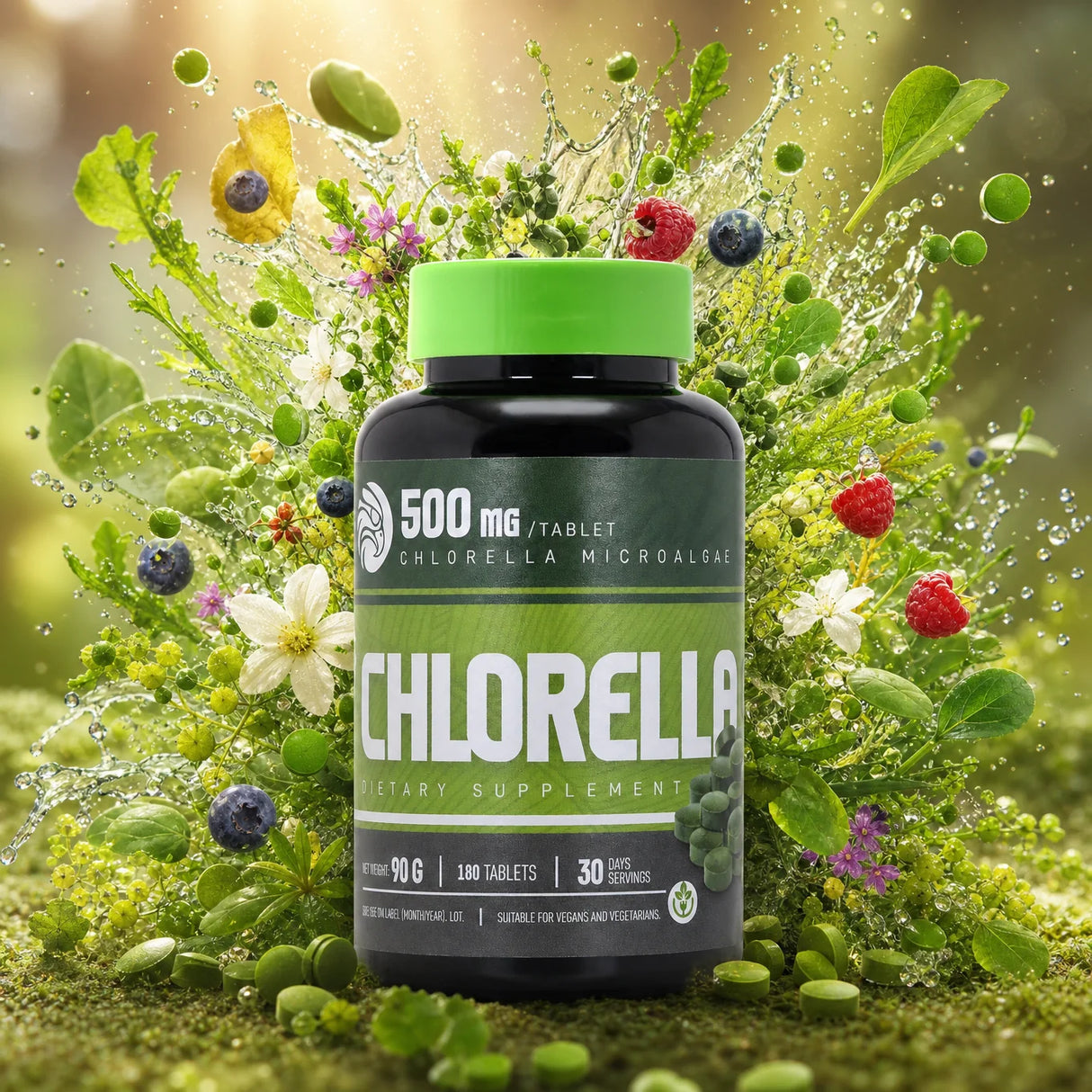 Mannavita compresse di Clorella 500 mg • 180 pz.