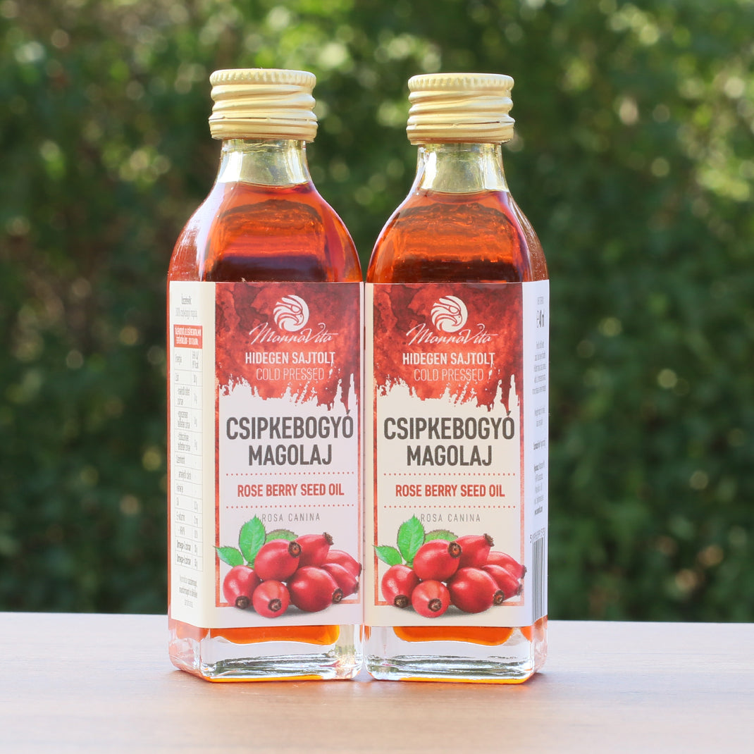 Olio di semi di rosa canina ungherese spremuto a freddo Mannavita • 40 ml