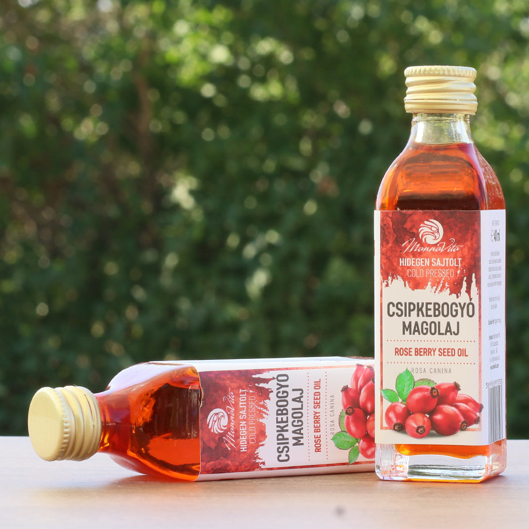 Olio di semi di rosa canina ungherese spremuto a freddo Mannavita • 40 ml