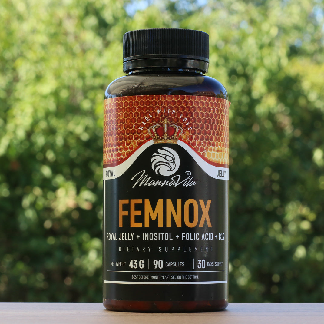 FEMNOX Pappa Reale + Inositolo + Acido Folico + Complesso di Vitamina B12 • 90 capsule