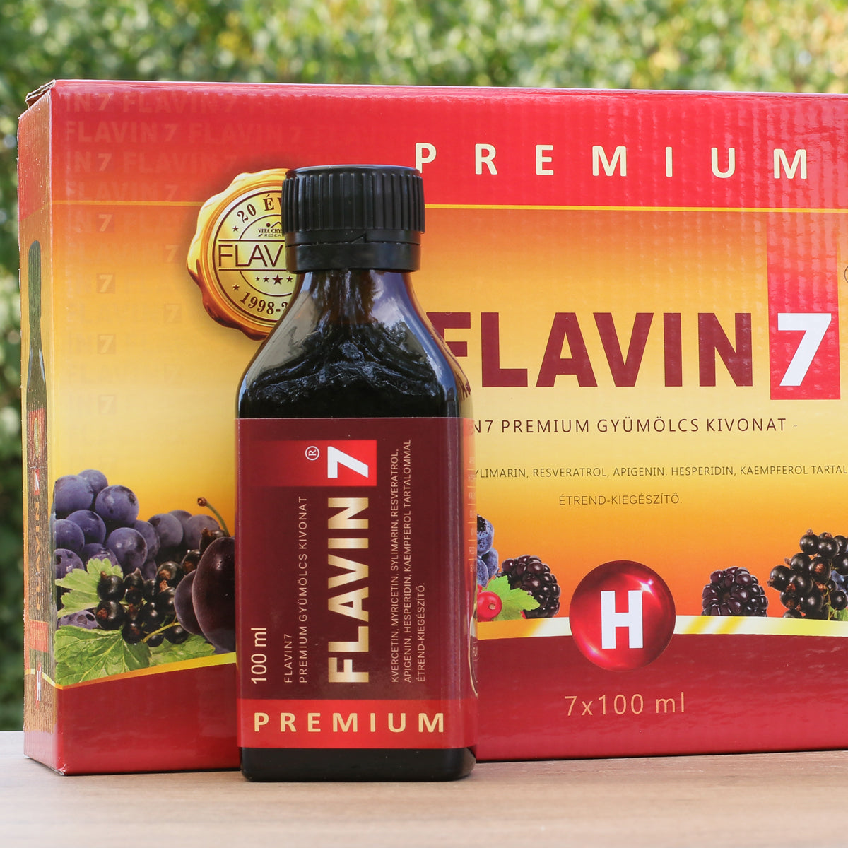 Flavin7 Complesso premium di bioflavonoidi • 7 x 100 ml