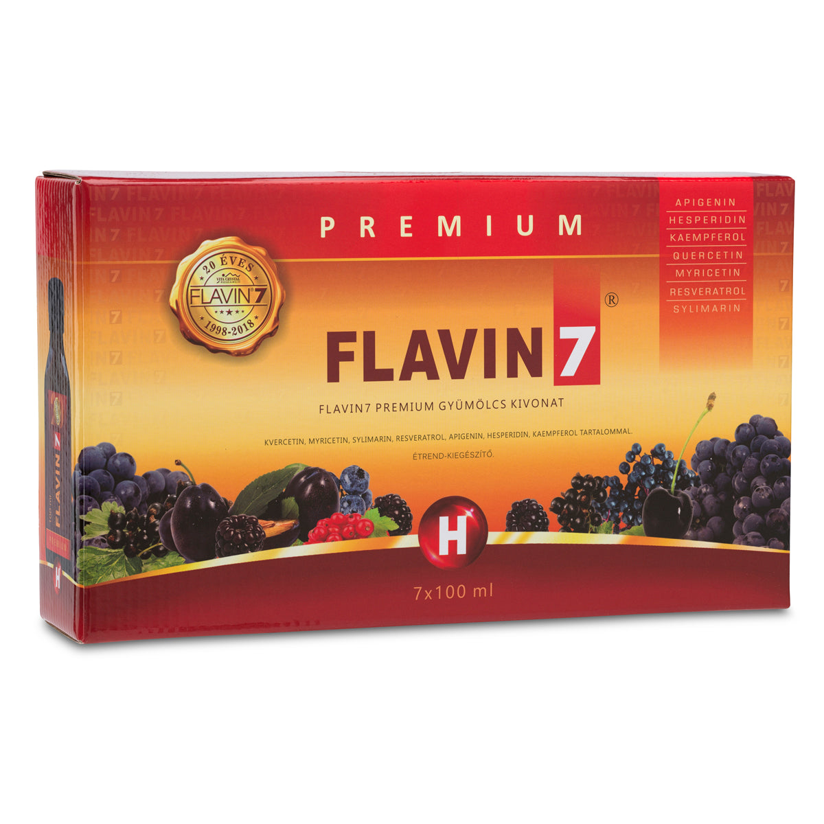 Flavin7 Complesso premium di bioflavonoidi • 7 x 100 ml
