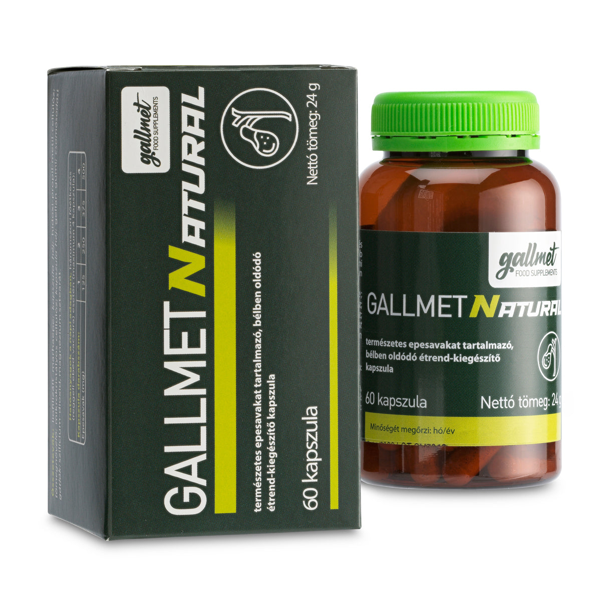 Gallmet Capsule di acidi biliari naturali • 60 pz.