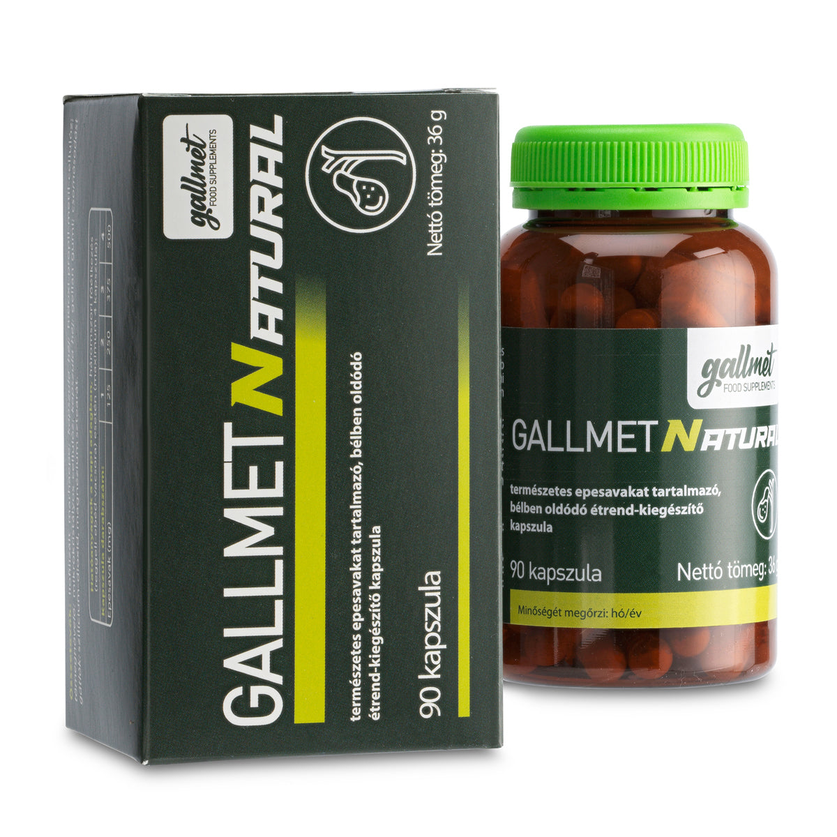 Gallmet Capsule di acidi biliari naturali • 90 pz.