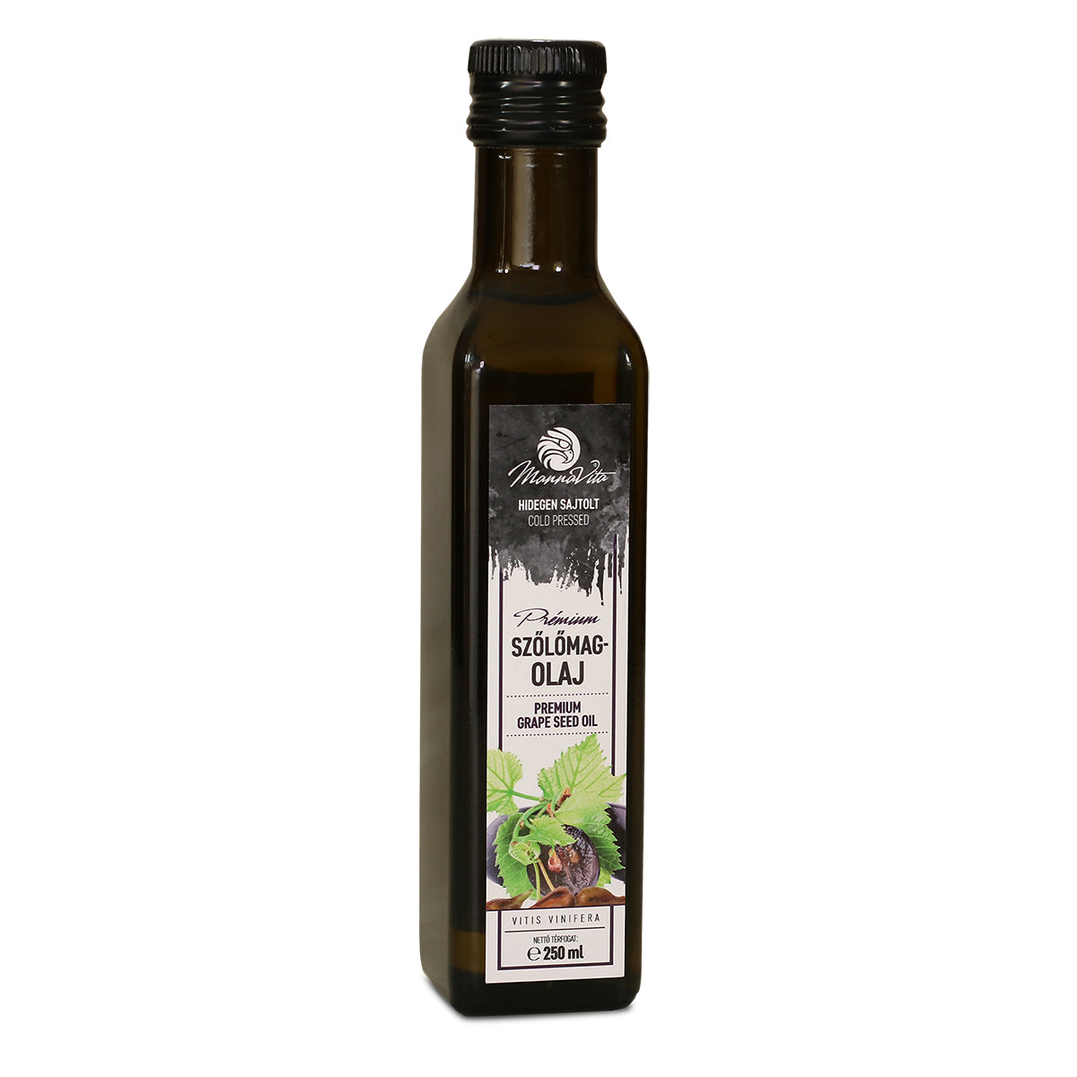 Olio di vinacciolo ungherese spremuto a freddo Mannavita • 250 ml