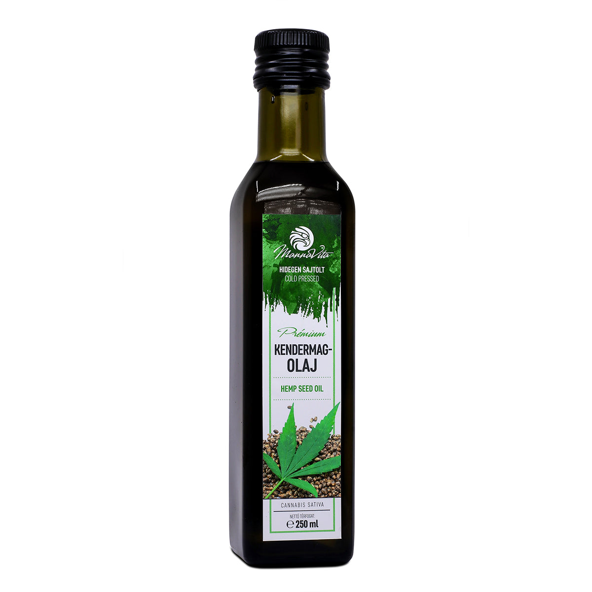 Olio di canapa spremuto a freddo Mannavita • 250 ml