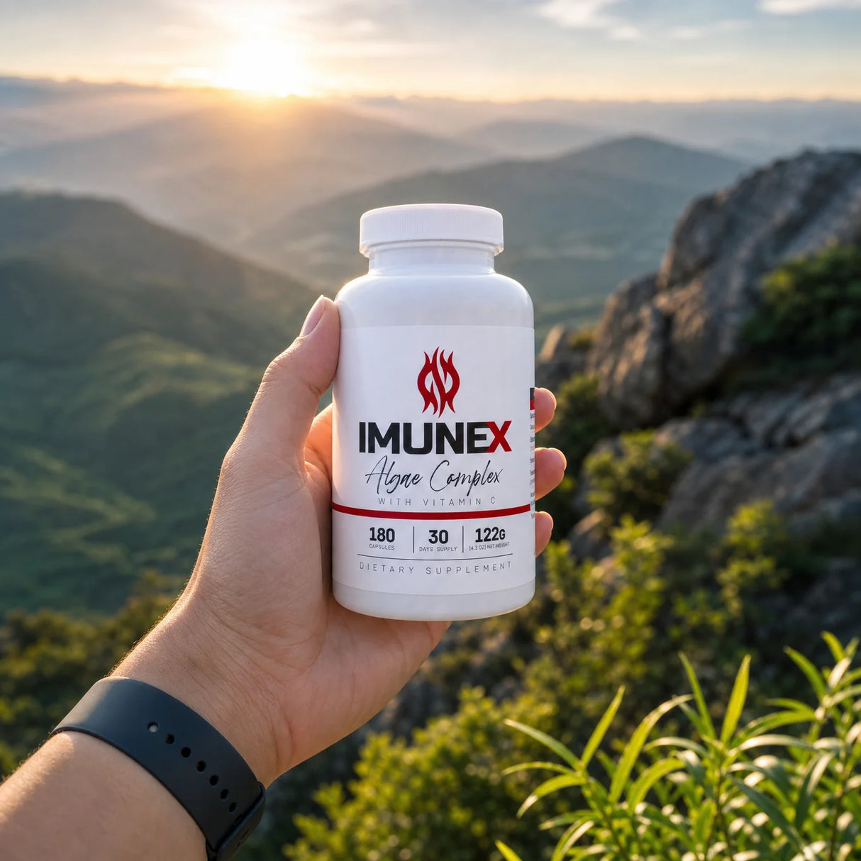 IMUNEX - Complesso di Alghe • con 5 alghe • 180 capsule