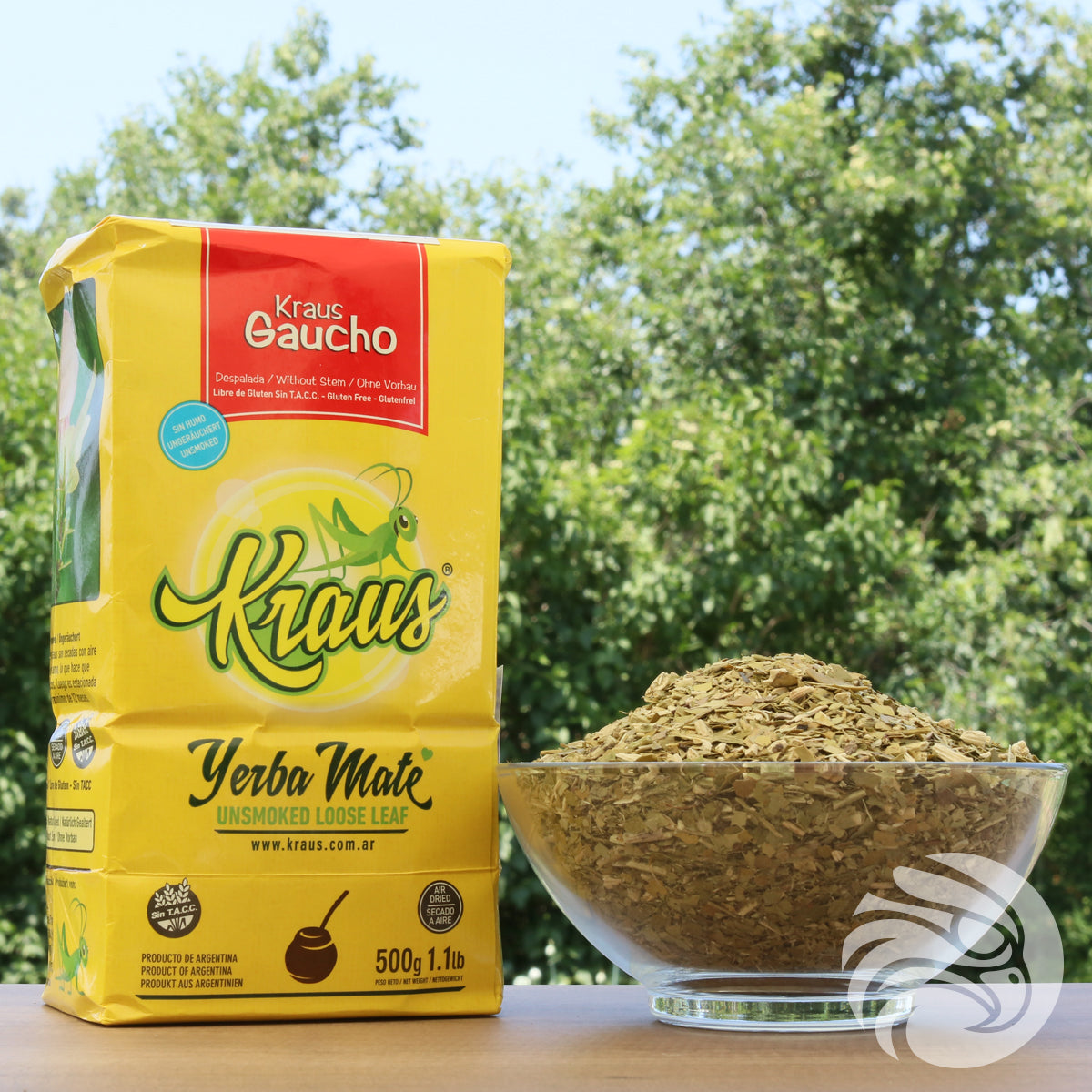 Kraus yerba mate • Gaucho, Sin palo - Senza gambi • 500 g