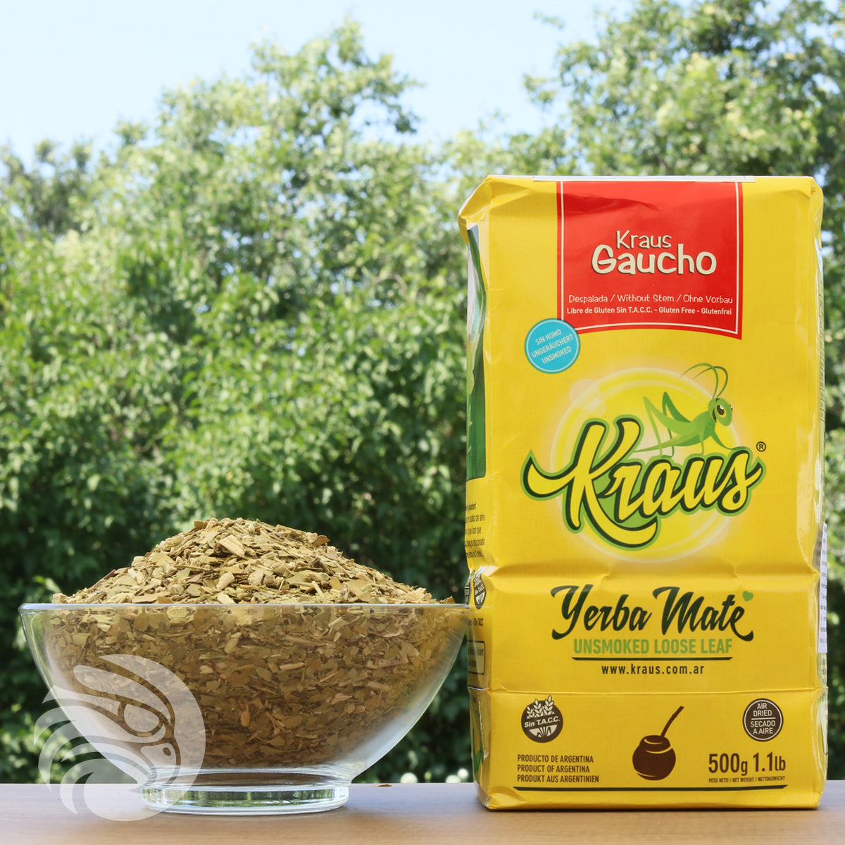 Kraus yerba mate • Gaucho, Sin palo - Senza gambi • 500 g