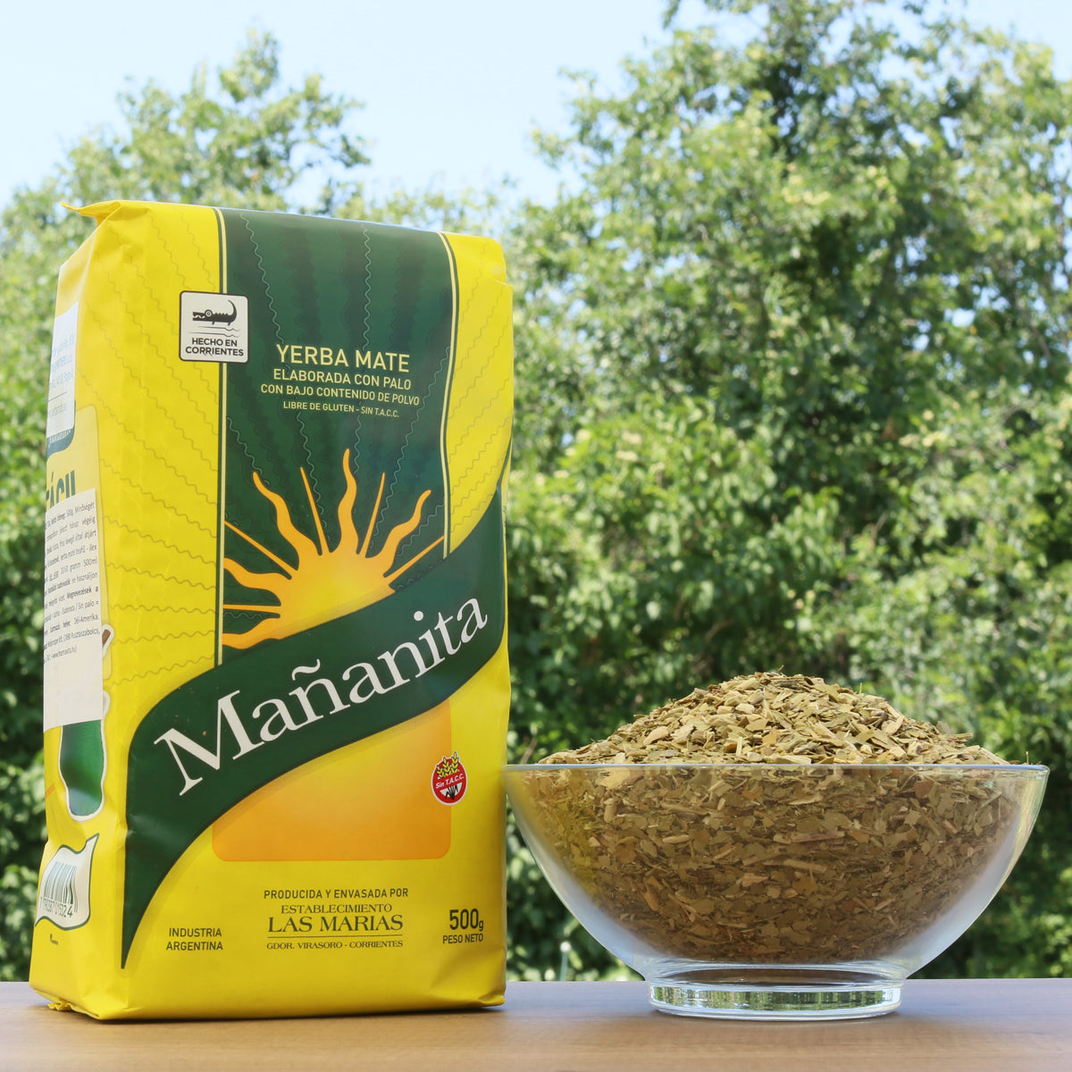 Tè di yerba mate Mañanita • Con palo • 500 g