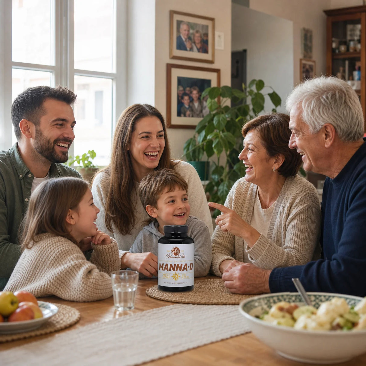 MANNA-D Vitamina D3 in olio d'oliva 4000 UI • 120 capsule