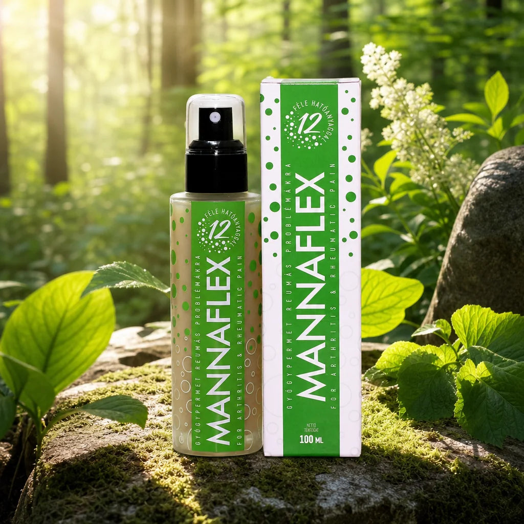 MANNAFLEX • Spray Lenitivo per il Sollievo dal Dolore alle Articolazioni e ai Muscoli • 100ml