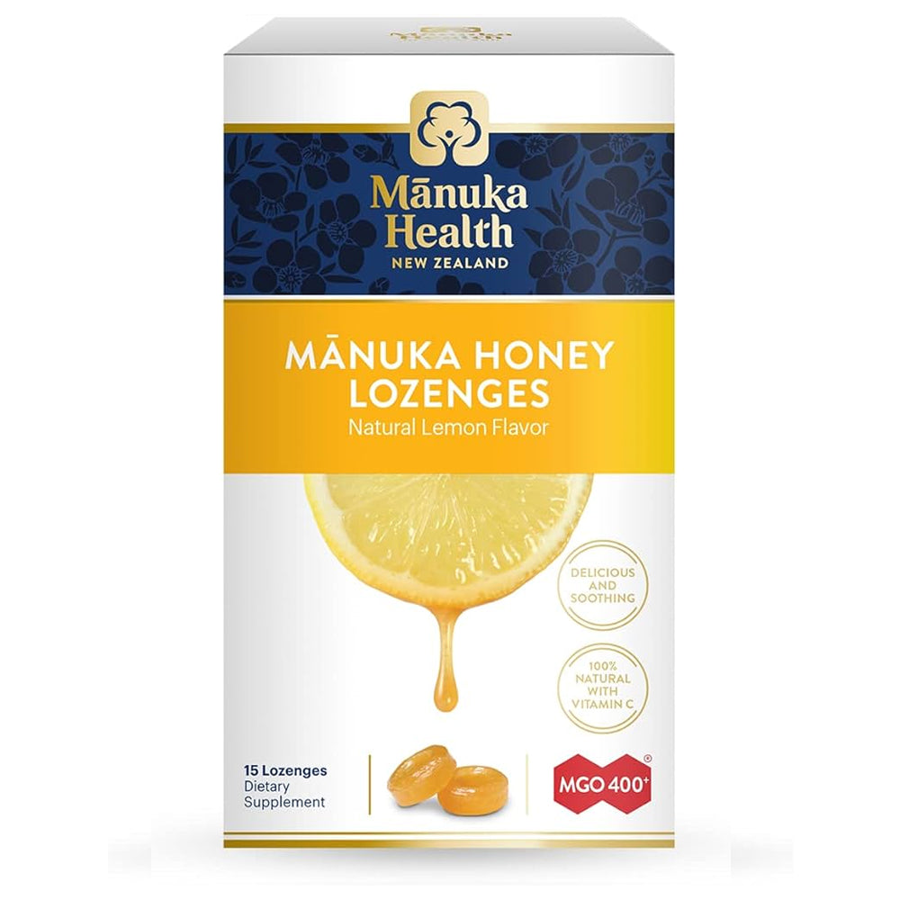 Pastiglie al miele di Manuka con limone naturale • 15 pz.