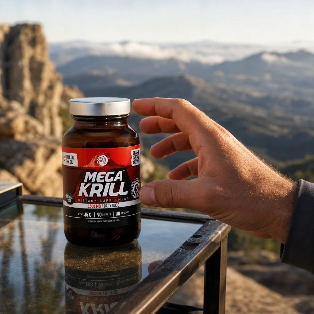 MegaKRILL 1500 mg olio di krill + olio di pesce • 90 capsule