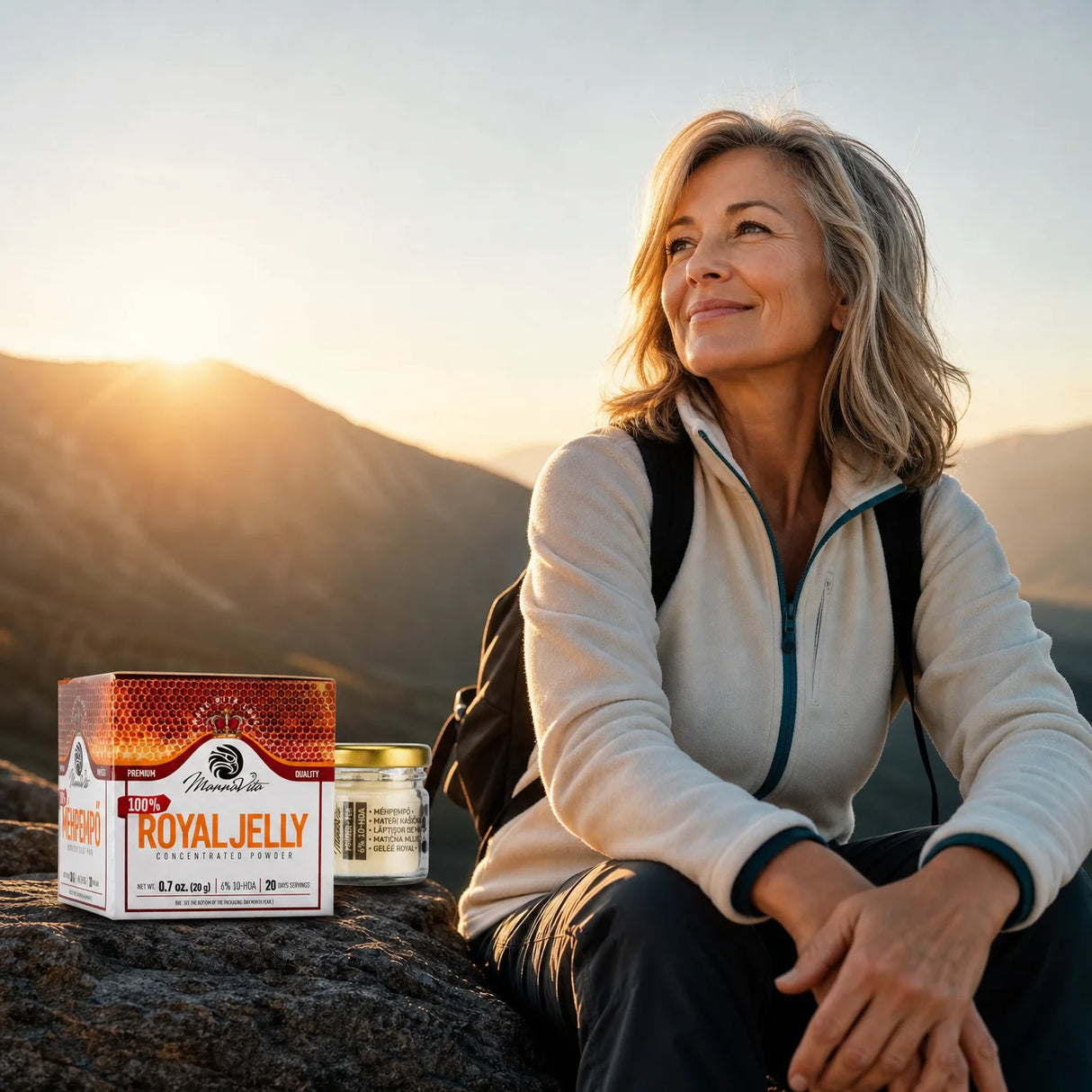 Polvere di Pappa Reale Concentrata, con contenuto di 10-HDA al 6% • 20g