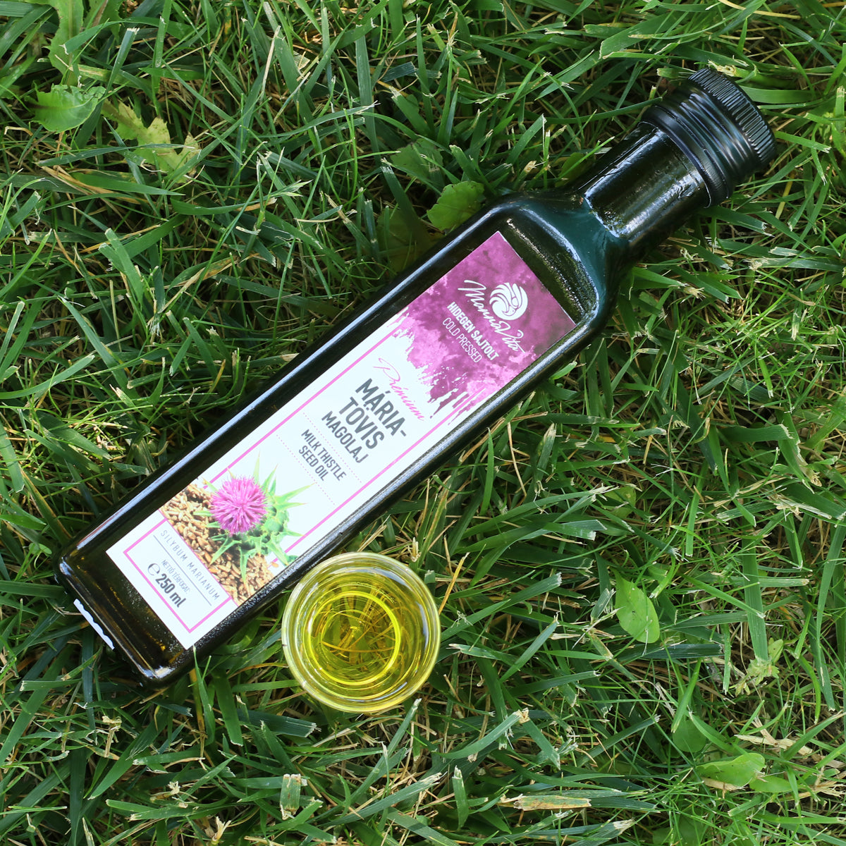 Olio di semi di cardo mariano ungherese spremuto a freddo Mannavita • 250 ml