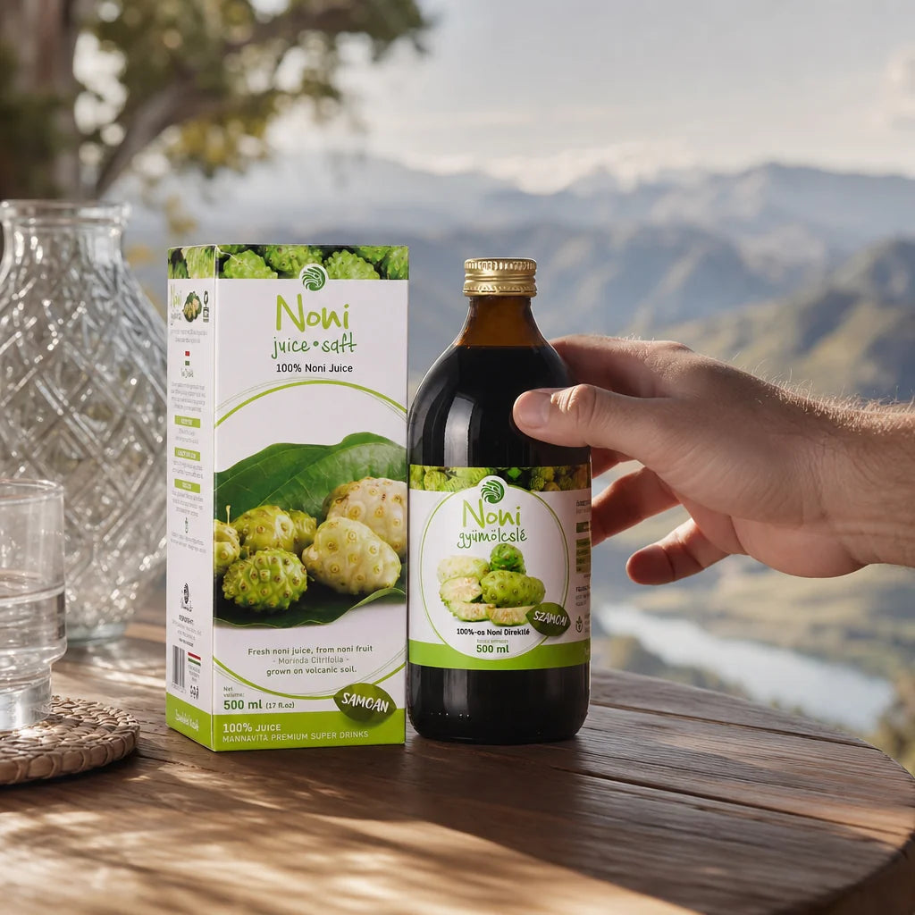 Mannavita succo di Noni, puro spremuto al 100% • 500 ml