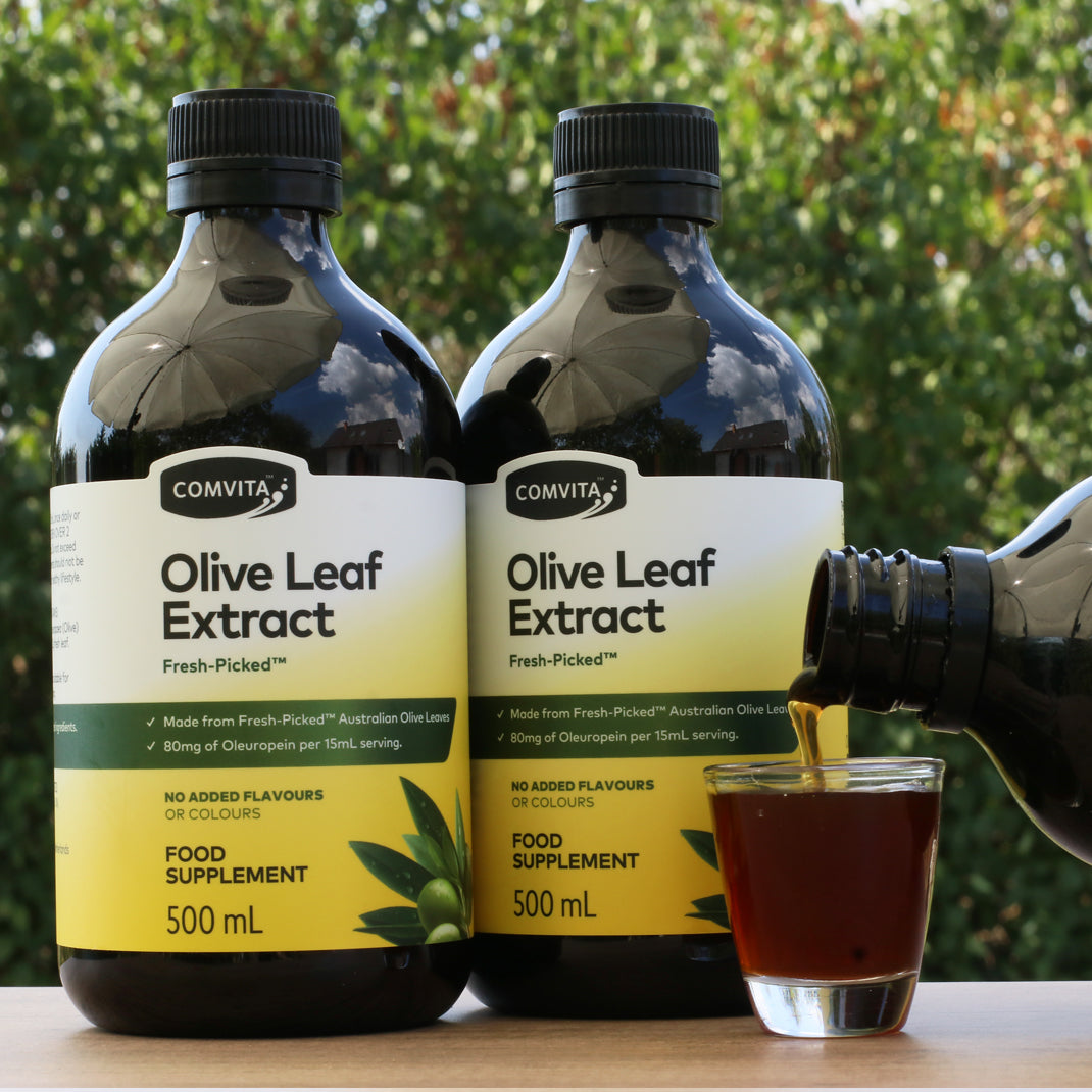 Estratto liquido di foglie di olivo Comvita • 500 ml