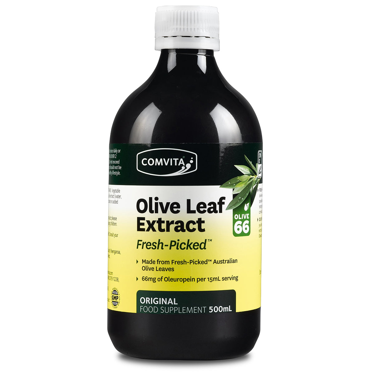 Estratto liquido di foglie di olivo Comvita • 500 ml