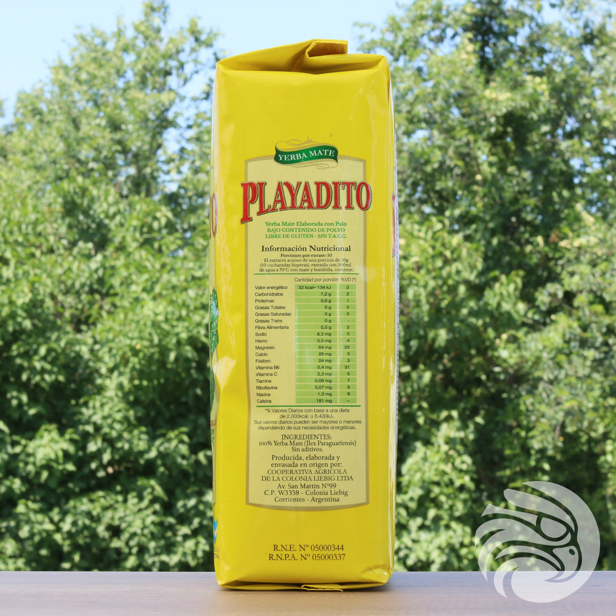 Tè di yerba mate Playadito • Elaborata con palo • 500 g