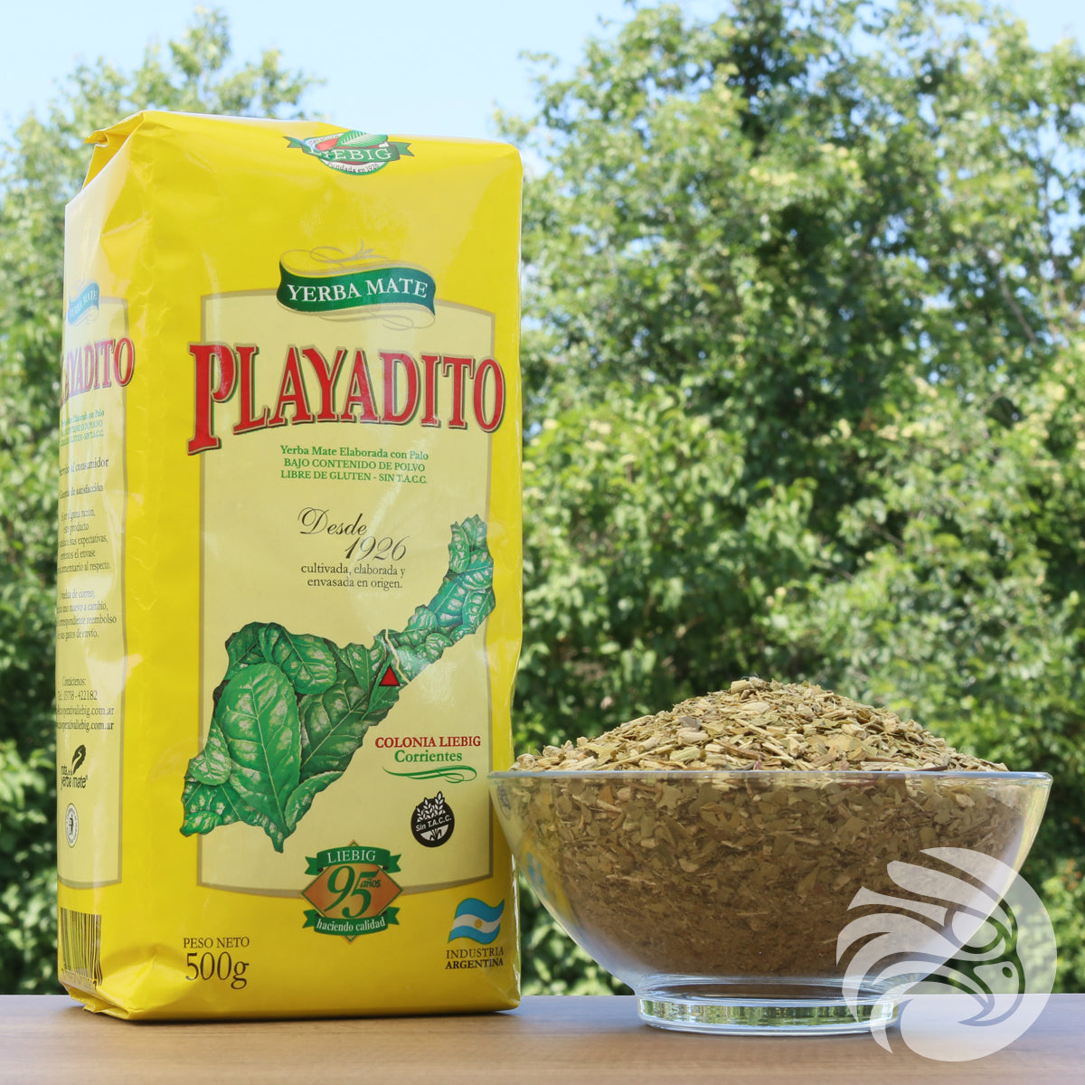 Tè di yerba mate Playadito • Elaborata con palo • 500 g