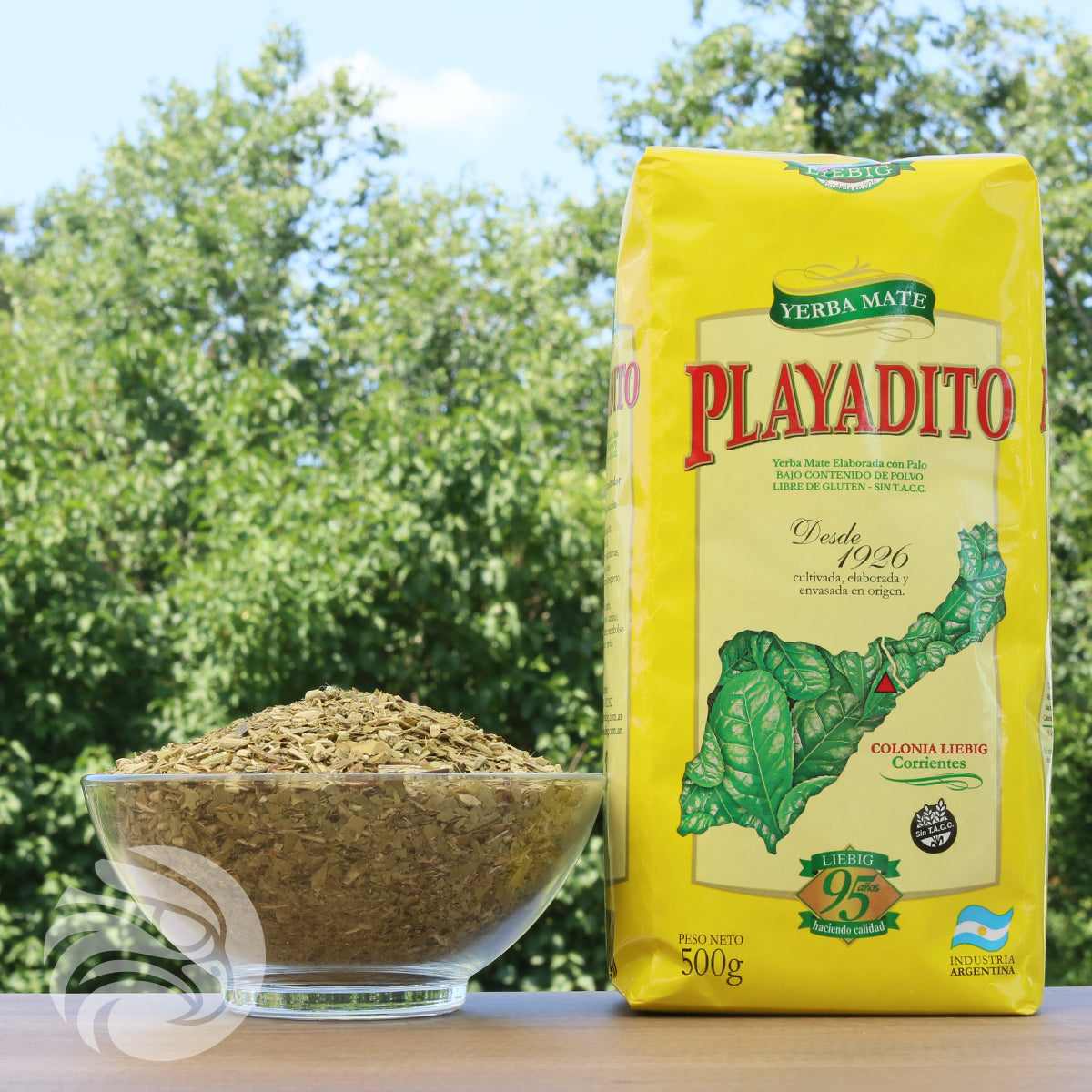 Tè di yerba mate Playadito • Elaborata con palo • 500 g