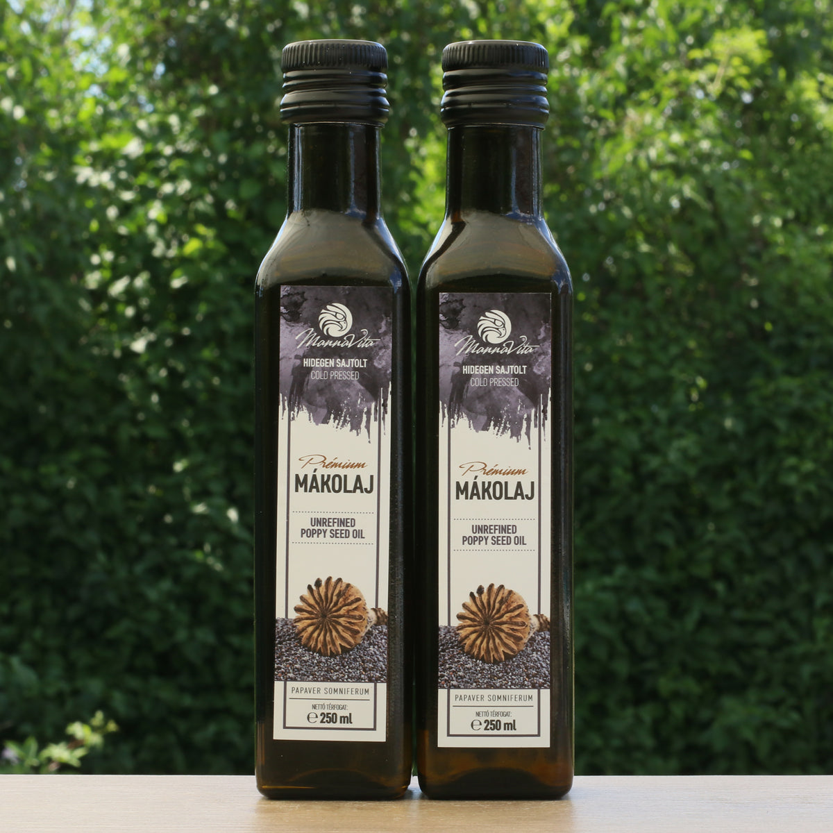 Olio di semi di papavero ungherese spremuto a freddo Mannavita • 250 ml