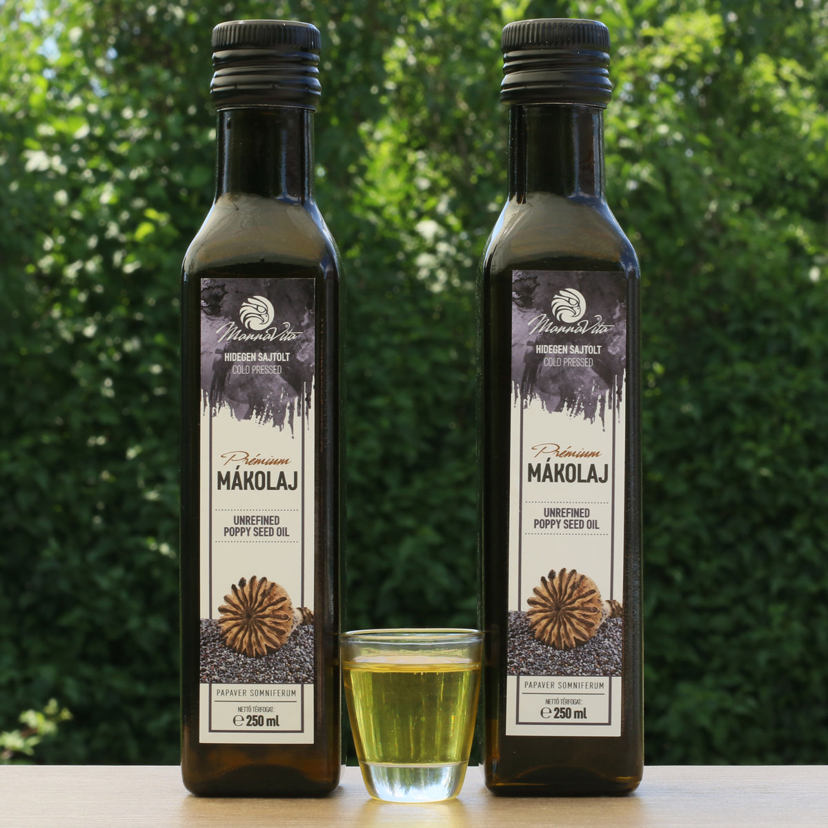 Olio di semi di papavero ungherese spremuto a freddo Mannavita • 250 ml