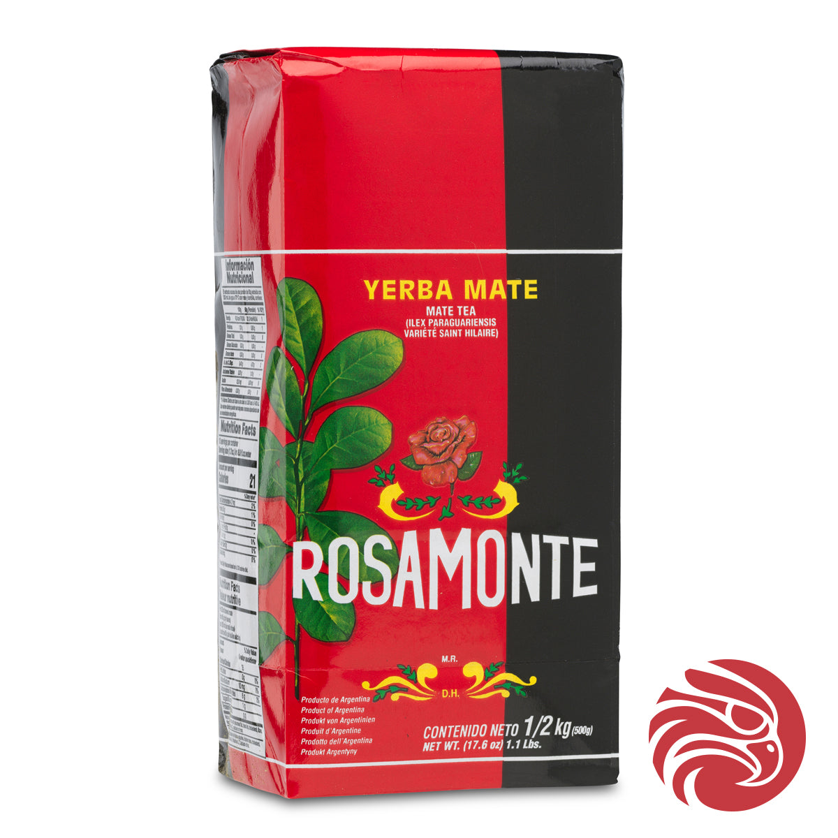 Tè di yerba mate Rosamonte • Elaborata con palo • 500 g