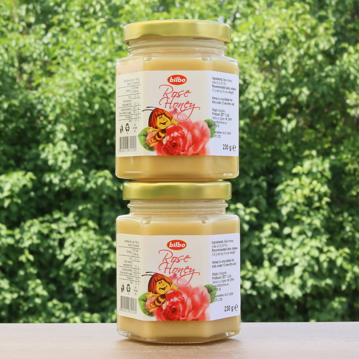 Bilbo miele di rosa grezzo • 230 g