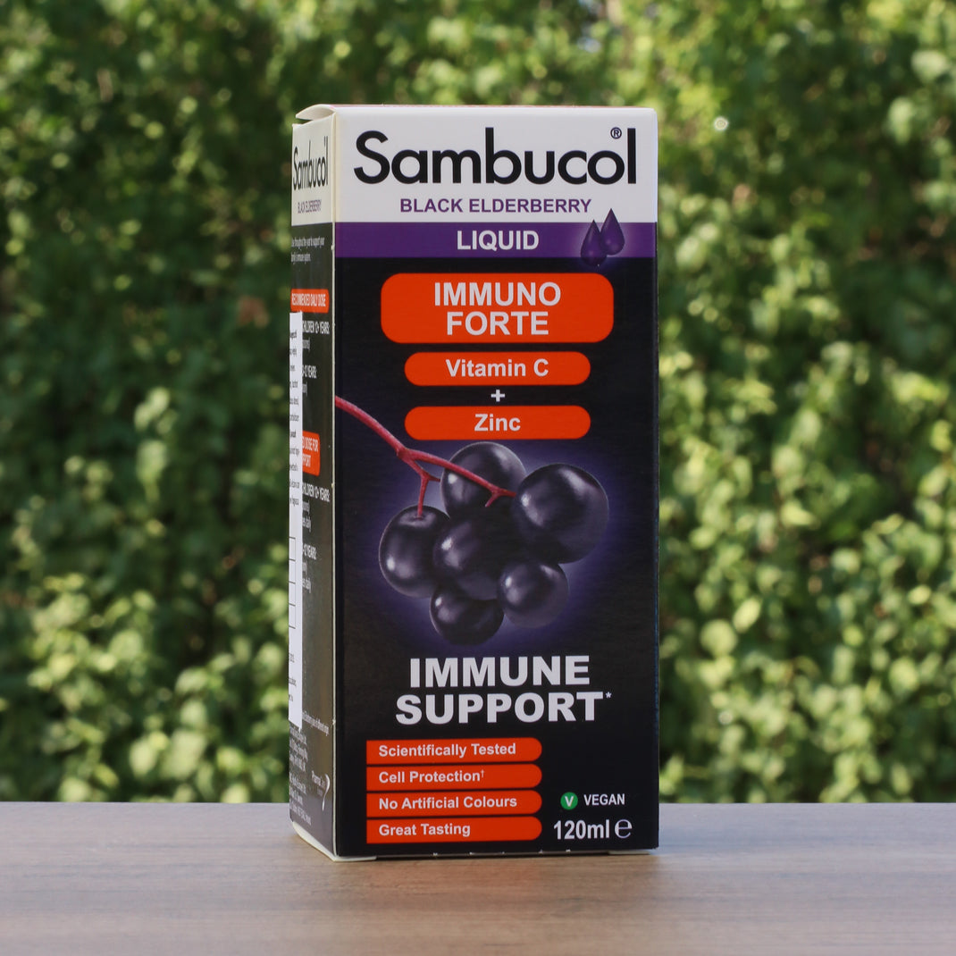 Sciroppo di sambuco nero Sambucol, Immuno Forte • 120 ml