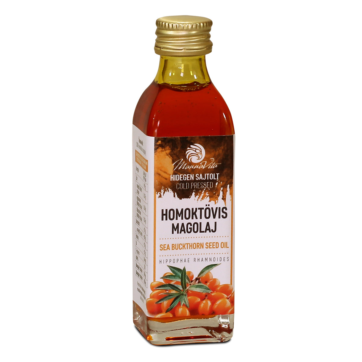 Mannavita olio di semi di olivello spinoso ungherese spremuto a freddo • 40 ml