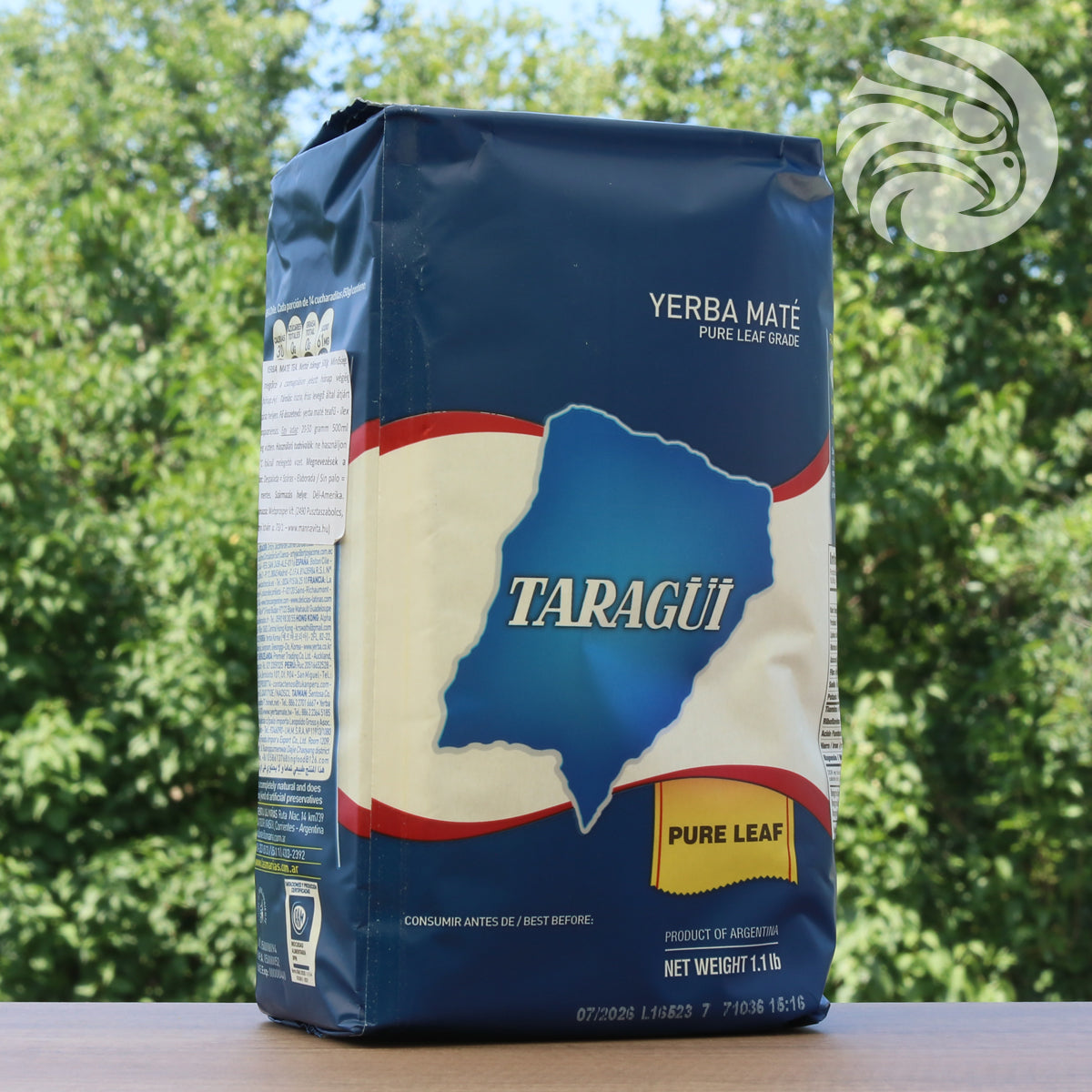 Tè di yerba mate Taragüi • Foglie pure - Sin palo • 500 g