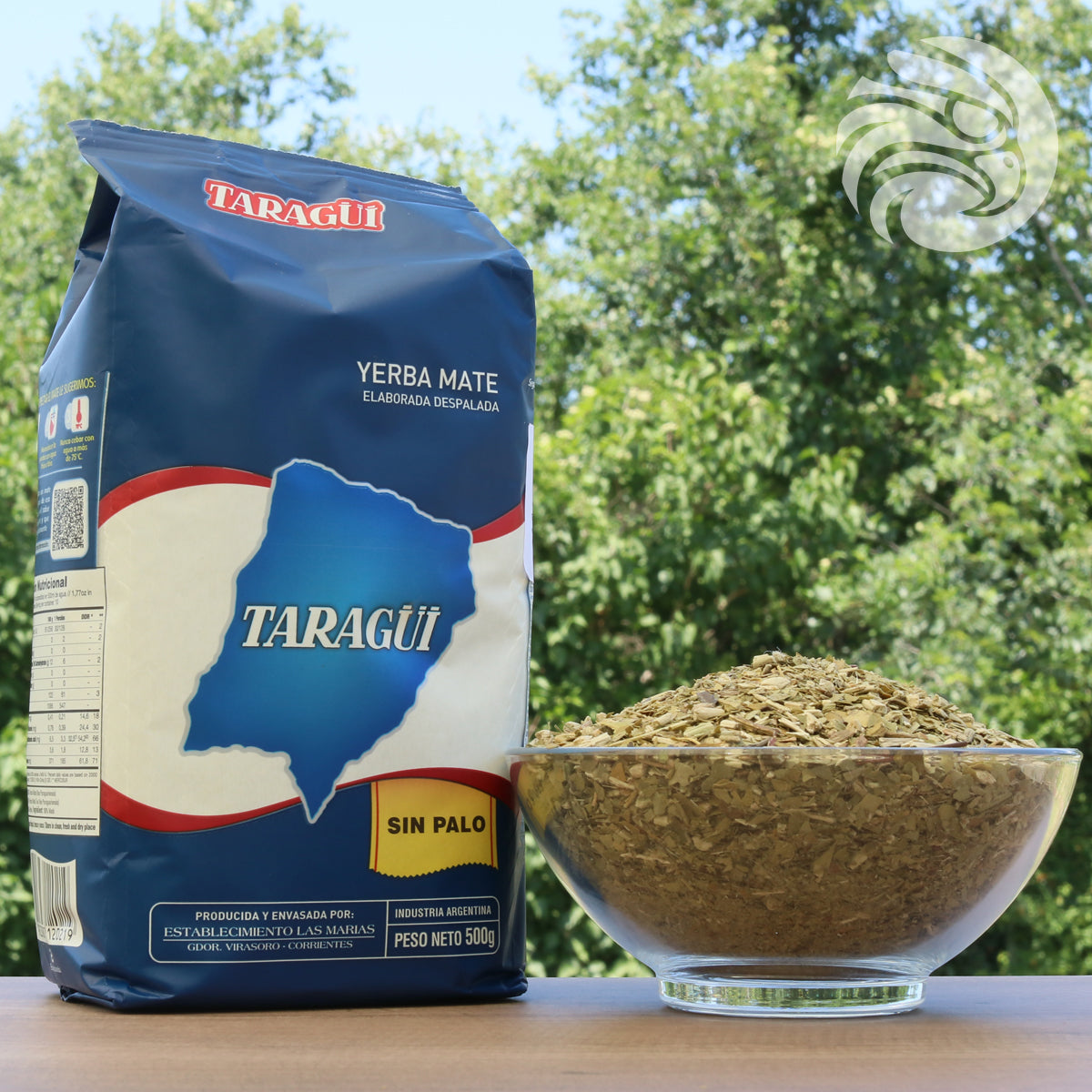 Tè di yerba mate Taragüi • Foglie pure - Sin palo • 500 g