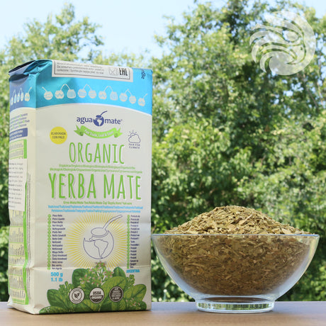 Aguamate Yerba mate biologica • Elaborata con palo • 500 g