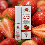 Mannavita • Balsamo labbra con Acido Ialuronico • Nutritivo profondo • FRAGOLA