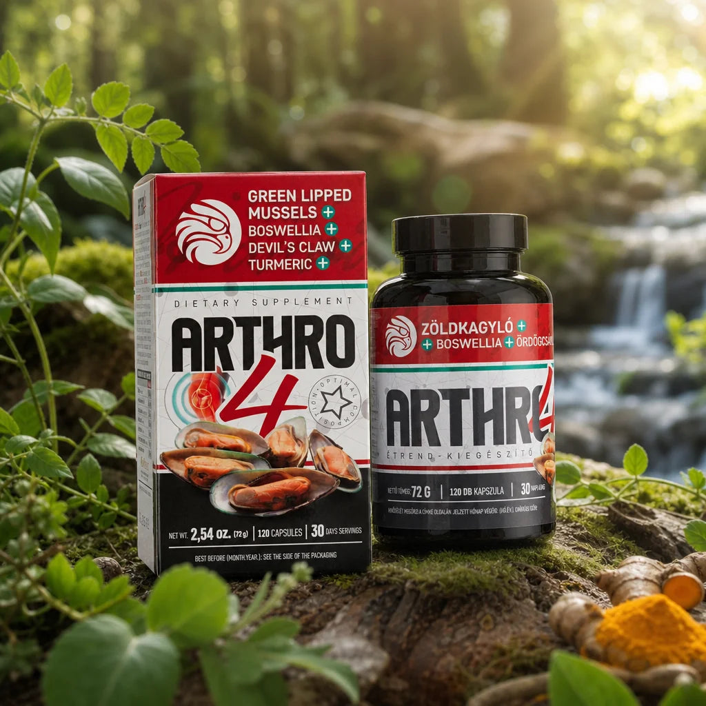 ARTHRO4 • Complesso articolazioni + cartilagine • con Cozza dalle Labbra verdi • 120 capsule
